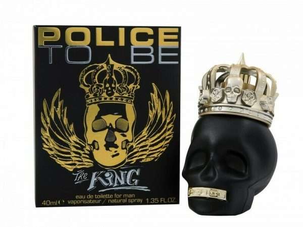 POLICE TO BE THE KING EAU DE TOILETTE EDT 40ML SPRAY - MEN'S FOR HIM. NEW